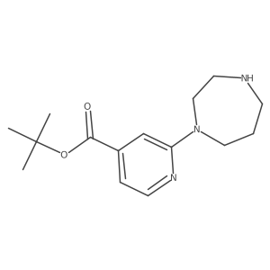 Tert-butyl 2-(1,4-diazepan-1-yl)pyridine-4-carboxylate Structure