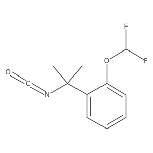 1-(Difluoromethoxy)-2-(2-isocyanatopropan-2-yl)benzene Structure