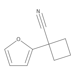 1-(2-Furyl)cyclobutanecarbonitrile Structure