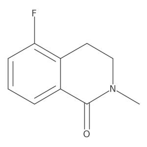 5-fluoro-2-methyl-3,4-dihydroisoquinolin-1(2H)-one结构式