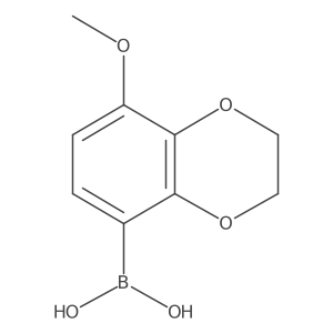 8-Methoxy-2,3-dihydrobenzo[b][1,4]dioxin-5-ylboronic acid Structure