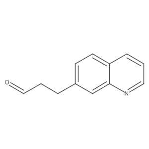 3-(Quinolin-7-yl)propanal Structure