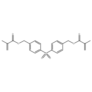 Bis[4-(methacryloyloxymethyl)phenyl] sulfone Structure