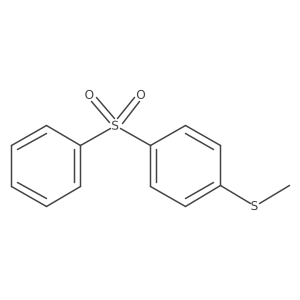 Methyl(4-(phenylsulfonyl)phenyl)sulfane结构式