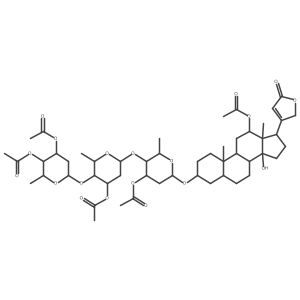 Digoxin O-Tetra-acetate结构式
