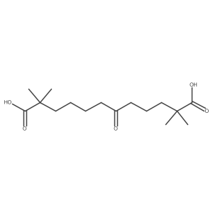 2,2,11,11-Tetramethyl-6-oxododecanedioic acid Structure