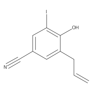 3-Allyl-4-hydroxy-5-iodobenzonitrile Structure