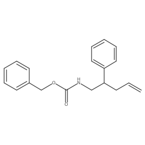 benzyl N-(2-phenylpent-4-en-1-yl)carbamate结构式