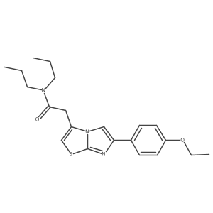 2-(6-(4-ethoxyphenyl)imidazo[2,1-b]thiazol-3-yl)-N,N-dipropylacetamide Structure