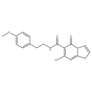 7-hydroxy-N-(4-methoxyphenethyl)-5-oxo-5H-thiazolo[3,2-a]pyrimidine-6-carboxamide Structure