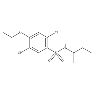 [(2,5-Dichloro-4-ethoxyphenyl)sulfonyl](methylpropyl)amine结构式