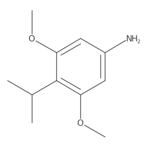 3,5-Dimethoxy-4-(propan-2-yl)aniline Structure