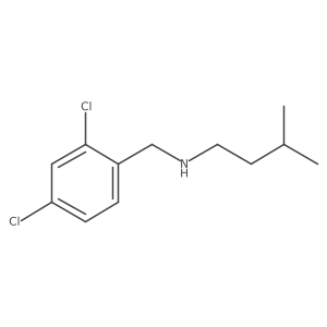 [(2,4-Dichlorophenyl)methyl](3-methylbutyl)amine结构式