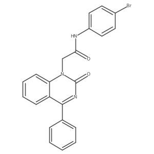N-(4-bromophenyl)-2-(2-oxo-4-phenylquinazolin-1(2H)-yl)acetamide Structure