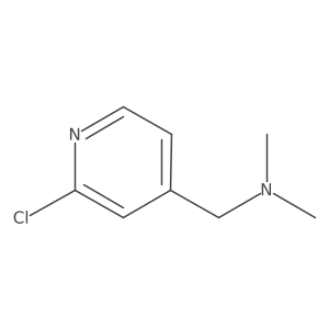 [(2-Chloropyridin-4-yl)methyl]dimethylamine结构式