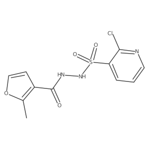 N'-[(2-chloropyridin-3-yl)sulfonyl]-2-methylfuran-3-carbohydrazide Structure