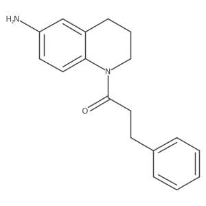 1-(6-Amino-3,4-dihydro-1(2H)-quinolinyl)-3-phenyl-1-propanone Structure