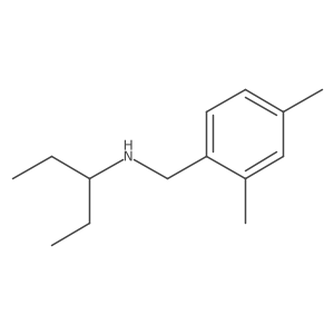 [(2,4-Dimethylphenyl)methyl](pentan-3-YL)amine结构式