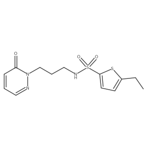 5-ethyl-N-(3-(6-oxopyridazin-1(6H)-yl)propyl)thiophene-2-sulfonamide Structure