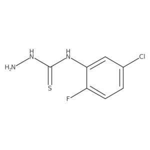 N-(5-Chloro-2-fluorophenyl)hydrazinecarbothioamide Structure
