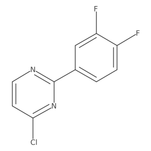 4-Chloro-2-(3,4-difluorophenyl)pyrimidine Structure