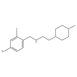 [(4-Bromo-2-fluorophenyl)methyl][2-(4-methylpiperazin-1-yl)ethyl]amine结构式