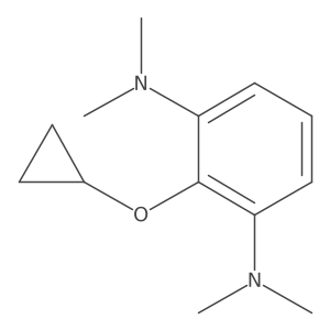 2-Cyclopropoxy-N1,N1,N3,N3-tetramethylbenzene-1,3-diamine结构式