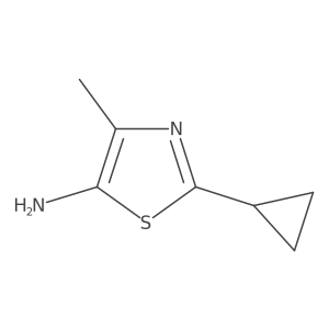 2-Cyclopropyl-4-methylthiazol-5-amine Structure