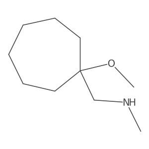 [(1-Methoxycycloheptyl)methyl](methyl)amine结构式