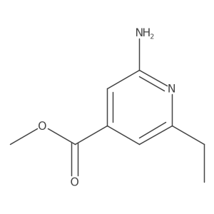 Methyl 2-amino-6-ethylisonicotinate结构式