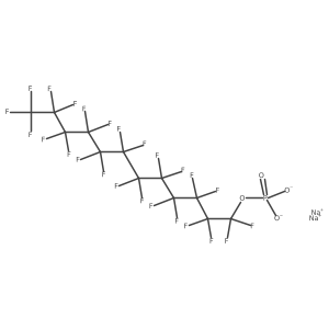 Perfluoro-1-dodecanol, 1-(dihydrogen phosphate), sodium salt (1:2) Structure