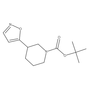 Tert-butyl 3-isoxazol-5-ylpiperidine-1-carboxylate Structure
