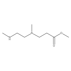 Methyl 3-(methyl(2-(methylamino)ethyl)amino)propanoate结构式