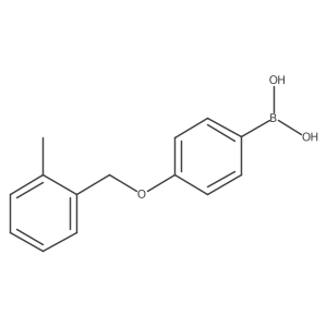 (4-((2-Methylbenzyl)oxy)phenyl)boronic acid Structure