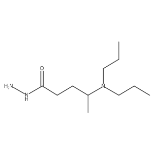 Pentanoic acid, 4-(dipropylamino)-, hydrazide结构式
