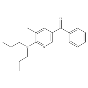 (6-(Dipropylamino)-5-methylpyridin-3-yl)(phenyl)methanone Structure