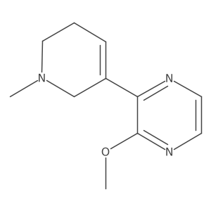 2-Methoxy-3-(1-methyl-1,2,5,6-tetrahydro-pyridin-3-yl)-pyrazine Structure