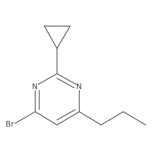 4-Bromo-2-cyclopropyl-6-(N-propyl)pyrimidine Structure
