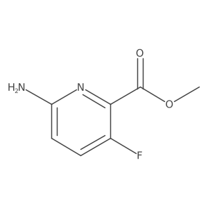 Methyl 6-Amino-3-fluoropicolinate Structure