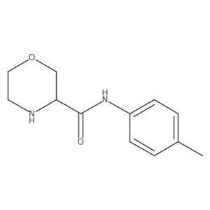 N-(p-Tolyl)morpholine-3-carboxamide Structure