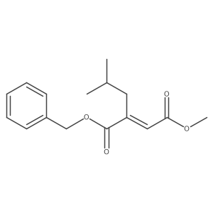 4-Methyl 1-(phenylmethyl) 2-(2-methylpropyl)-2-butenedioate结构式