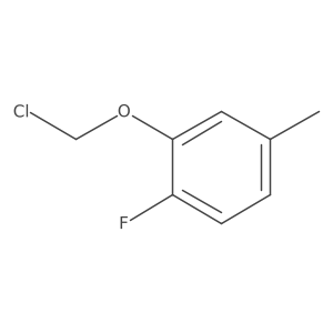 2-(Chloromethoxy)-1-fluoro-4-methylbenzene结构式