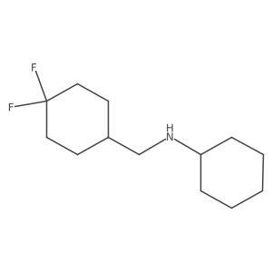 N-[(4,4-Difluorocyclohexyl)methyl]cyclohexanamine结构式