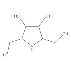 2,5-Dideoxy-2,5-iminogalactitol Structure