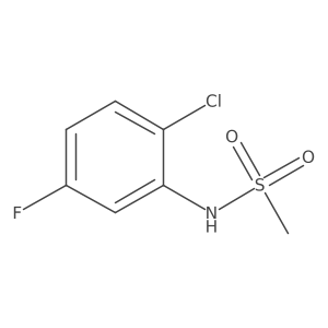N-(2-Chloro-5-fluorophenyl)methanesulfonamide Structure