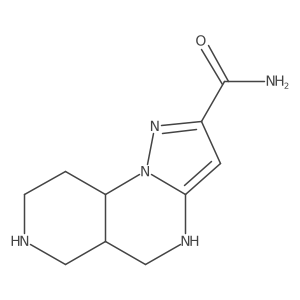 2,3,7,11-Tetraazatricyclo[7.4.0.0,2,6]trideca-3,5-diene-4-carboxamide Structure