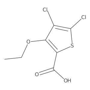 4,5-Dichloro-3-ethoxythiophene-2-carboxylic acid Structure