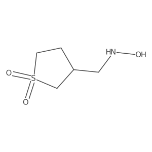 3-[(Hydroxyamino)methyl]-1lambda6-thiolane-1,1-dione Structure