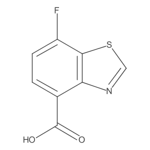 7-Fluoro-1,3-benzothiazole-4-carboxylic acid Structure