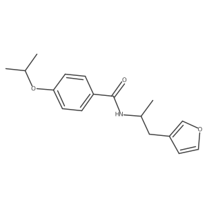N-(1-(furan-3-yl)propan-2-yl)-4-isopropoxybenzamide Structure